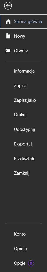 Obrazek Ustawianie folderu domyślnego Word krok 2